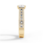 Lynn Princess Cut Lab Grown Diamond 18Kt Yellow Gold Engagement Ring - View 4