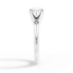 Alicia Princess Cut Lab Grown Diamond 14Kt White Gold Engagement Ring - View 4