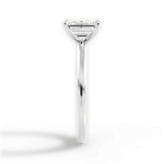 Allison Emerald Cut Lab Grown Diamond 14Kt White Gold Engagement Ring - View 4