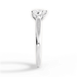 Carrie Heart Cut Lab Grown Diamond Platinum Engagement Ring - View 4
