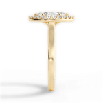 Fiona Marquise Cut Lab Grown Diamond 18Kt Yellow Gold Engagement Ring - View 4