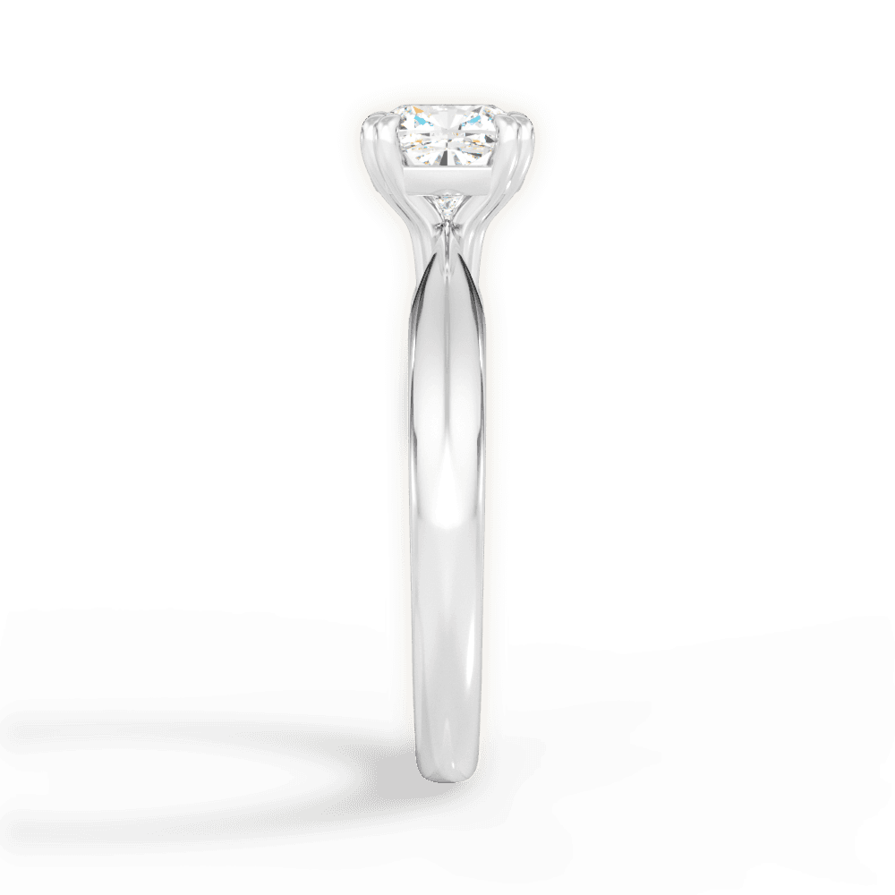 Anastasia Cushion Cut Lab Grown Diamond 14Kt White Gold Engagement Ring - View 2