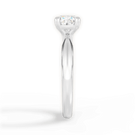 Anastasia Cushion Cut Lab Grown Diamond 14Kt White Gold Engagement Ring - View 2