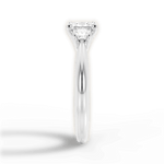Dorothy Princess Cut Lab Grown Diamond 18Kt White Gold Engagement Ring - View 3