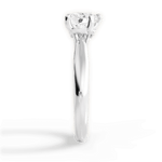 Beverly Heart Cut Lab Grown Diamond 18Kt White Gold Engagement Ring - View 3
