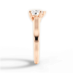 Ariana Heart Cut Lab Grown Diamond 18Kt Rose Gold Engagement Ring - View 4