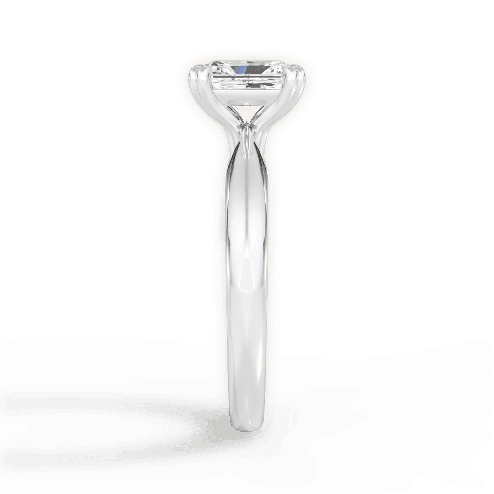 Anastasia Radiant Cut Lab Grown Diamond 14Kt White Gold Engagement Ring - View 3