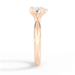Beth Heart Cut Lab Grown Diamond 18Kt Rose Gold Engagement Ring - View 3