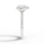 Joanne Heart Cut Lab Grown Diamond 14Kt White Gold Engagement Ring - View 4