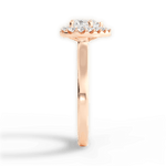 Fiona Heart Cut Lab Grown Diamond 18Kt Rose Gold Engagement Ring - View 2
