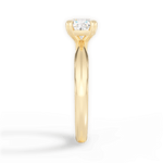 Claudia Cushion Cut Lab Grown Diamond 18Kt Yellow Gold Engagement Ring - View 4