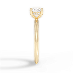 Brenda Cushion Cut Lab Grown Diamond 18Kt Yellow Gold Engagement Ring - View 3