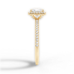 Joanne Princess Cut Lab Grown Diamond 18Kt Yellow Gold Engagement Ring - View 4