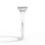 Amanda Emerald Cut Lab Grown Diamond Platinum Engagement Ring - View 2