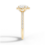 Joanne Heart Cut Lab Grown Diamond 18Kt Yellow Gold Engagement Ring - View 4