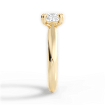 Gillian Princess Cut Lab Grown Diamond 18Kt Yellow Gold Engagement Ring - View 2