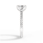 Gilda Radiant Cut Lab Grown Diamond 14Kt White Gold Engagement Ring - View 4