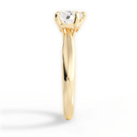 Dolores Heart Cut Lab Grown Diamond 18Kt Yellow Gold Engagement Ring - View 3