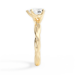 Bianca Pear Cut Lab Grown Diamond 18Kt Yellow Gold Engagement Ring - View 3