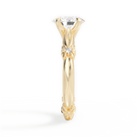 Claire Oval Cut Lab Grown Diamond 18Kt Yellow Gold Engagement Ring - View 3