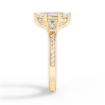 Katie Marquise Cut Lab Grown Diamond 18Kt Yellow Gold Engagement Ring - View 3