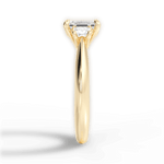 Dorothy Emerald Cut Lab Grown Diamond 18Kt Yellow Gold Engagement Ring - View 3