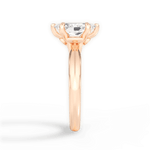 Diana Marquise Cut Lab Grown Diamond 18Kt Rose Gold Engagement Ring - View 3