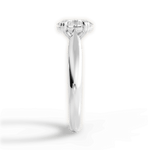Camila Oval Cut Lab Grown Diamond 18Kt White Gold Engagement Ring - View 2
