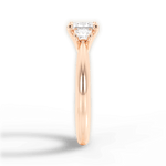 Dorothy Princess Cut Lab Grown Diamond 18Kt Rose Gold Engagement Ring - View 4