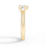 Dorothy Heart Cut Lab Grown Diamond 18Kt Yellow Gold Engagement Ring - View 3