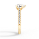 Gilda Pear Cut Lab Grown Diamond 18Kt Yellow Gold Engagement Ring - View 4