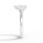 Ashley Pear Cut Lab Grown Diamond Platinum Engagement Ring - View 4