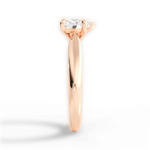 Colleen Heart Cut Lab Grown Diamond 18Kt Rose Gold Engagement Ring - View 2