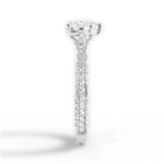 Gabriela Heart Cut Lab Grown Diamond 14Kt White Gold Engagement Ring - View 4
