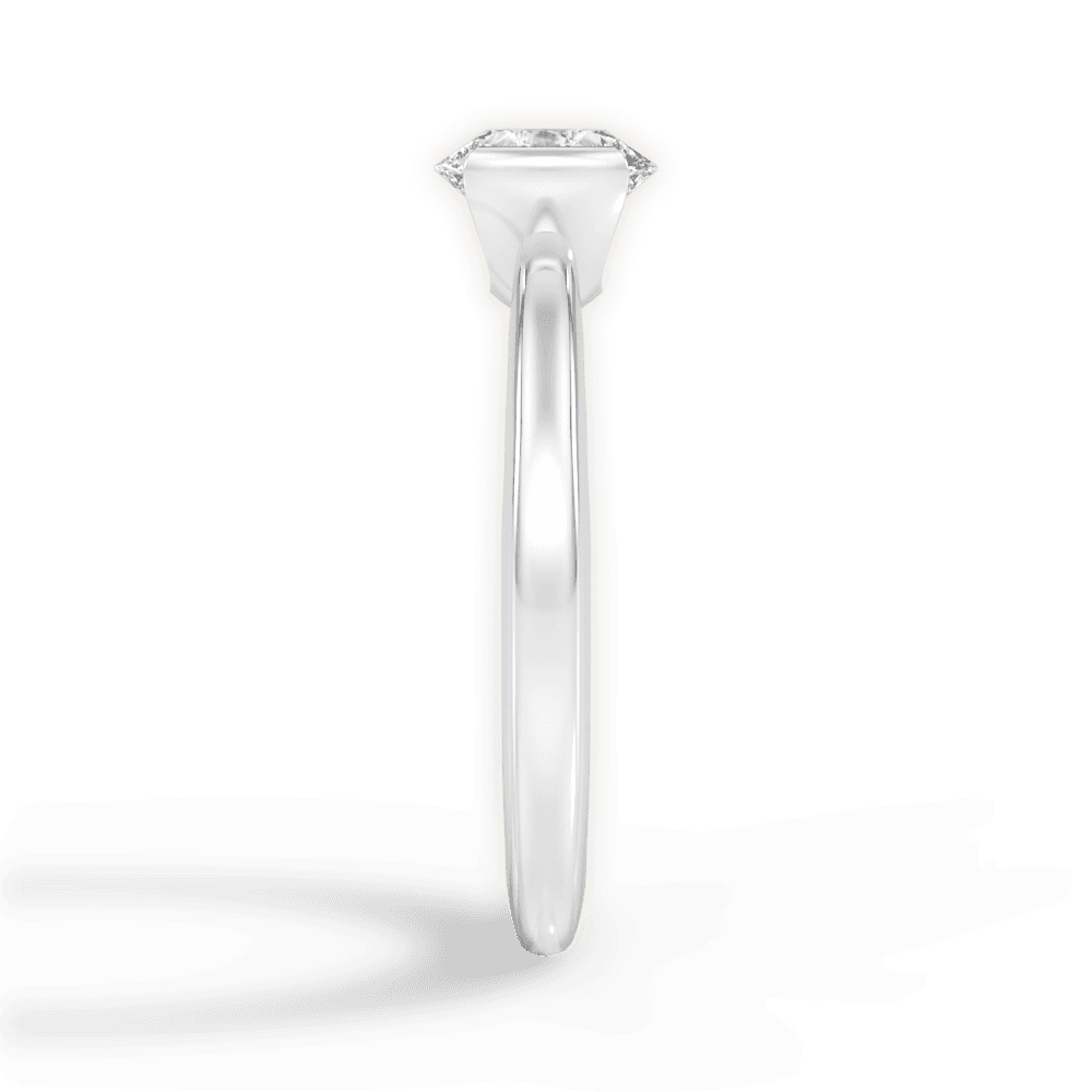 Bridget Pear Cut Lab Grown Diamond 14Kt White Gold Engagement Ring - View 4