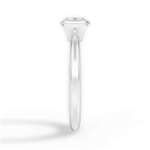 Bridget Heart Cut Lab Grown Diamond Platinum Engagement Ring - View 4