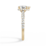 Laura Pear Cut Lab Grown Diamond 18Kt Yellow Gold Engagement Ring - View 2