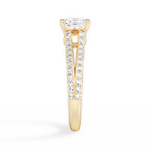 Kendra Princess Cut Lab Grown Diamond 18Kt Yellow Gold Engagement Ring - View 4