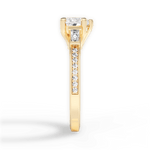 Katie Heart Cut Lab Grown Diamond 18Kt Yellow Gold Engagement Ring - View 3