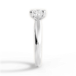 Camila Princess Cut Lab Grown Diamond 14Kt White Gold Engagement Ring - View 4