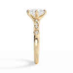 Catherine Princess Cut Lab Grown Diamond 18Kt Yellow Gold Engagement Ring - View 2