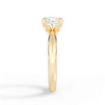 Diana Princess Cut Lab Grown Diamond 18Kt Yellow Gold Engagement Ring - View 3