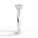 Camila Asscher Cut Lab Grown Diamond 14Kt White Gold Engagement Ring - View 4