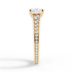 Leslie Princess Cut Lab Grown Diamond 18Kt Yellow Gold Engagement Ring - View 4