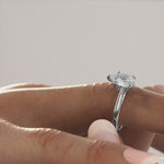 Angie  18kt Rose Gold Pear Cut Engagement Ring