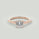 Angie  18kt Rose Gold Cushion Cut Engagement Ring
