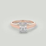 Anna  18kt Rose Gold Radiant Cut Engagement Ring