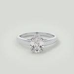 Anna  Platinum Pear Cut Engagement Ring
