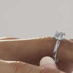 Angie  18kt Rose Gold Round Cut Engagement Ring