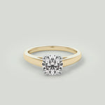 Anna  18kt Yellow Gold Round Cut Engagement Ring